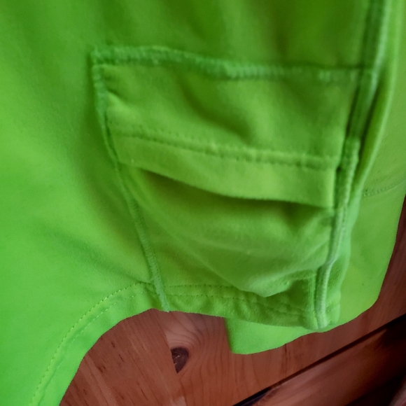 Brooks Dash 1/2 Zip Men's Neon Green Running Shirt size Small - Picture 6 of 9